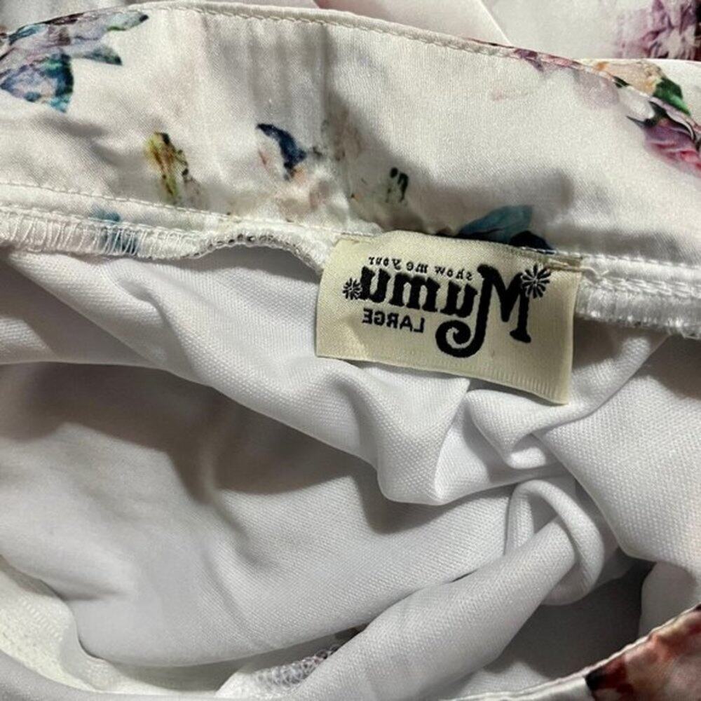 Show Me Your MuMu Maxi floral skirt multi colored L - Picture 3 of 9